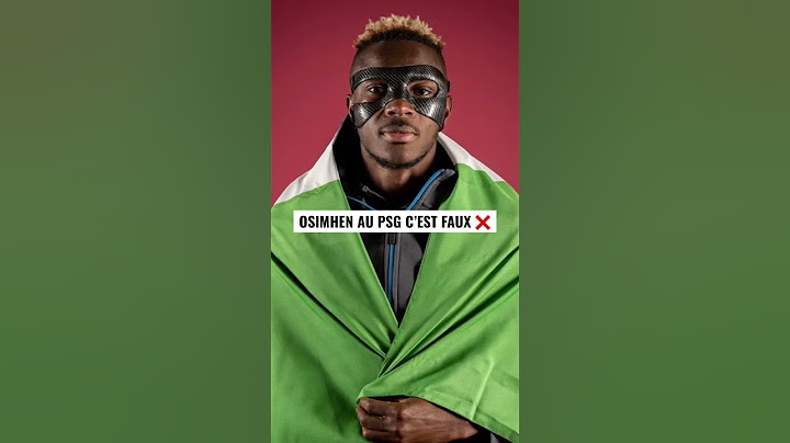OSIMHEN NE VA PAS SIGNER AU PSG !! (FAKE NEWS)