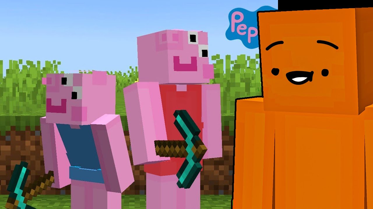 Reaguje na GDYBY ŚWINKA PEPPA BYŁA W MINECRAFCIE