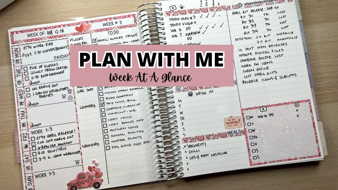 PLAN WITH ME | DAILY DUO | ERIN CONDREN | DAILY DUO PLAN WITH ME | WEEK ...