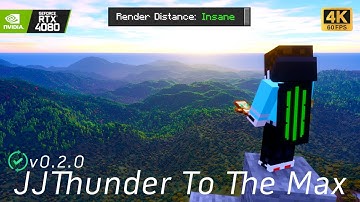 The Most Underrated World Gen MOD | JJThunder To The Max + Distant Horizons