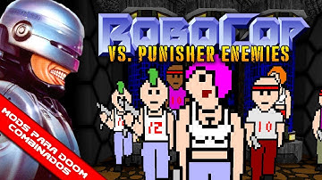 Robocop VS Terminator: Deathmatch + Punisher Monster Replacer [Combined Doom Mods]