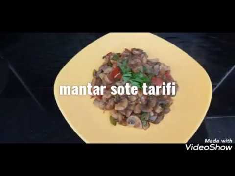 Mantar sote tarifi-sebzeli mantar sote tarifi-pratik yemekler