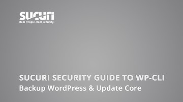 WordPress CLI (WP-CLI): How to Backup WordPress & Update Core