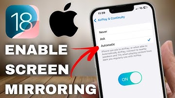 How to Enable Screen Mirroring on iPhone (iOS 18)