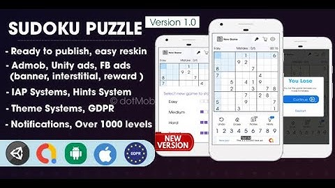 Sudoku Puzzle - Unity Template Project