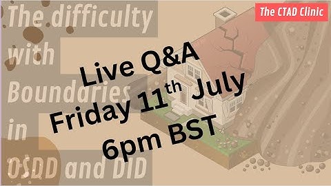 Live Q&A on Boundaries within OSDD and DID systems