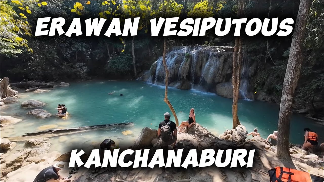 Erawan vesipuotous todella kaunis paikka, mansikkamaa löytyi myös 🤗