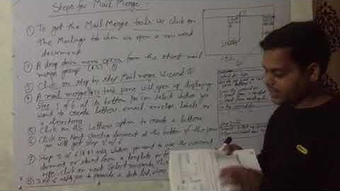 Class 6, chapter 4 , Part-2 #Mail merge