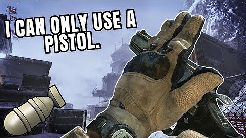 i attempt to get a MOAB with just a pistol.. (MW3)