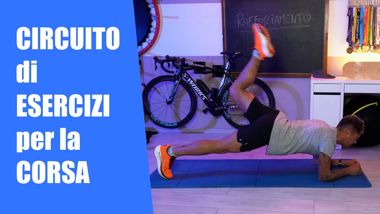 Circuito di ESERCIZI per la CORSA - Rafforzamento e potenziamento ...