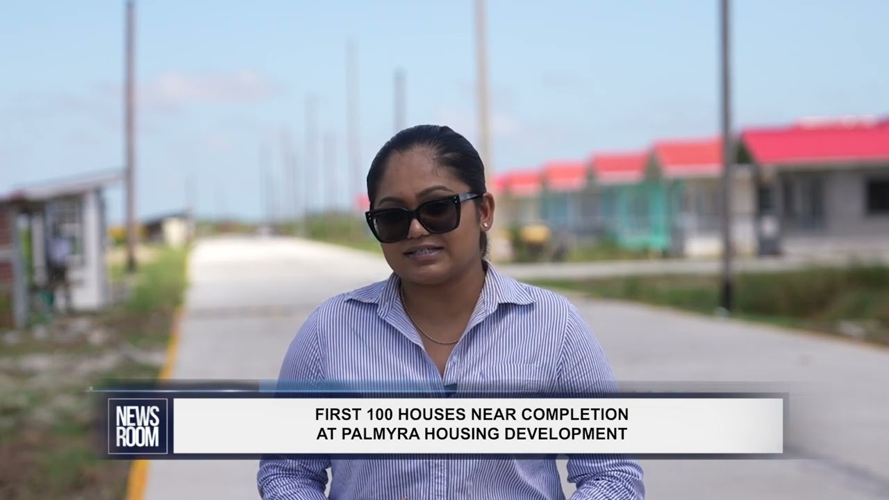 FIRST 100 HOUSES NEAR COMPLETION AT PALMYRA HOUSING DEVELOPMENT