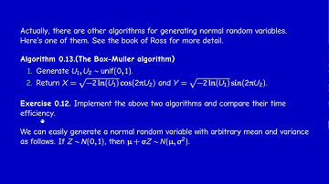 Math414 - Stochastic Processes - Section 0.3.4 - Distributions related to the normal