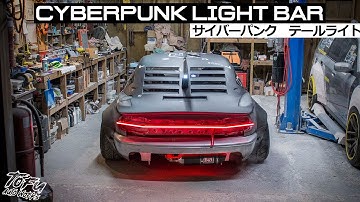 Cyberpunk Miata Build: Custom LED Tail Light Bar.