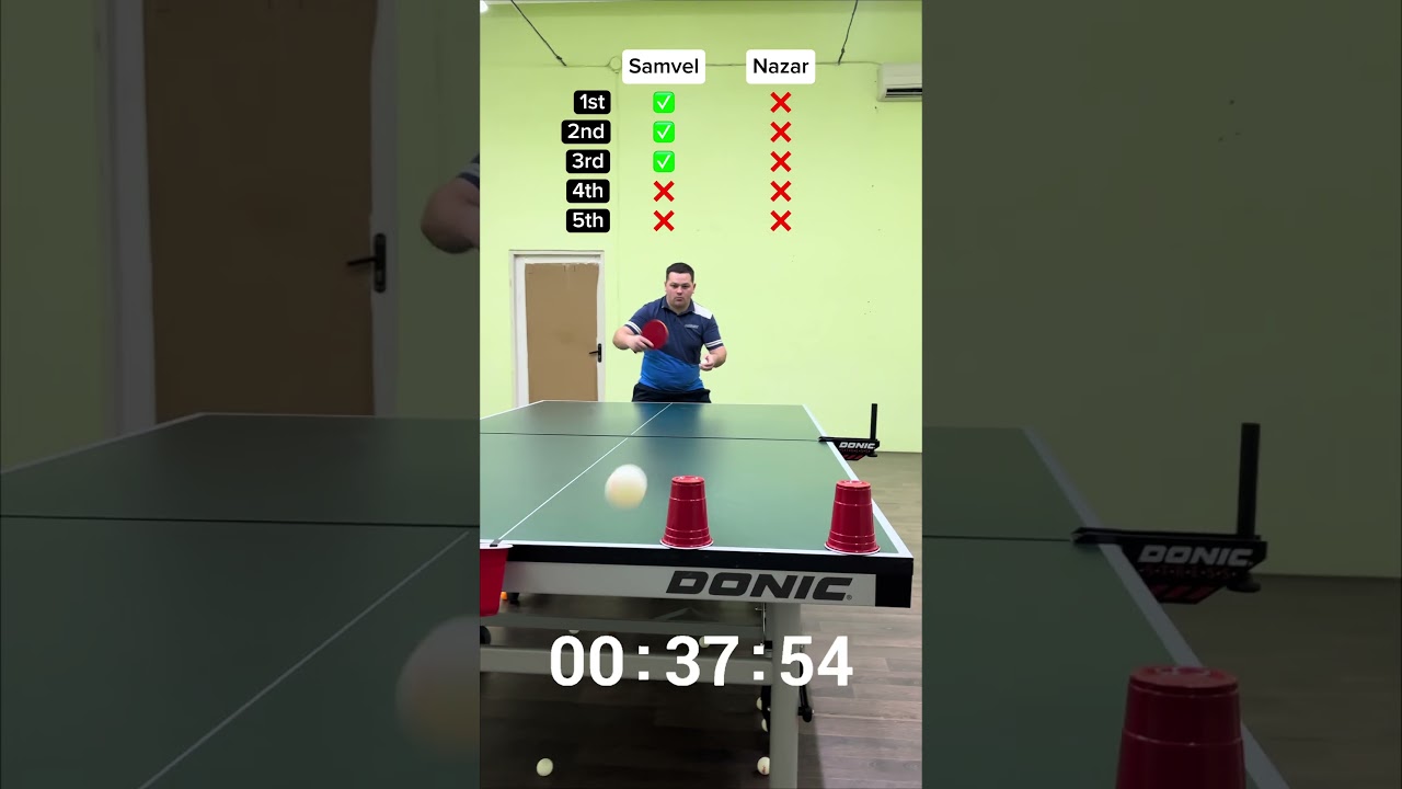 Samvel show masterclass today🏓🔥