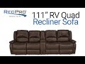 111" Theater Seating RV Furniture - RecPro