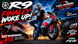 Yamaha R9 After the Flash + Yoshimura AT2… IT FINALLY WOKE UP!