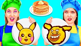 Творческий челлендж с блинчиками! Pancake Art Challenge от HAHANOM Challenge
