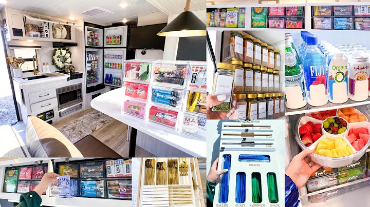 RV KITCHEN ORGANIZATION | Clean, Restock and Organizing Kitchen Ideas 2025