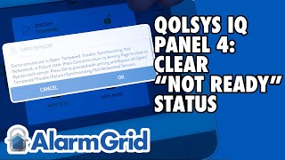 IQ Panel 4: Clear Not Ready Status
