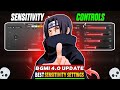 BEST BGMI 4.0 UPDATE SENSITIVITY &amp; CONTROLS SETTINGS 🔥 NO RECOIL SENSITIVITY CODE PUBG / BGMI 