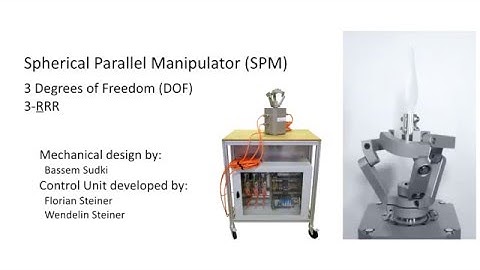 Spherical Parallel Manipulator 3-RRR Coaxial Shaft