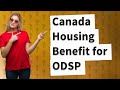 Can people on odsp get the canada housing benefit