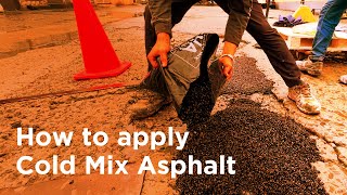 How to apply Cold Mix Asphalt screenshot 5