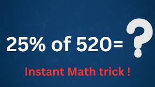 25% of 520 (Twenty five percent of 520)