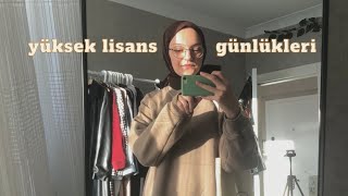 vlog | yüksek lisans günlükleri: sonbahar ev düzeni-dekorasyonu, beytepede piknik, yeni aynam