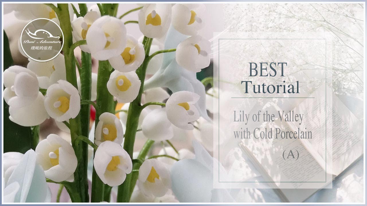 ☘️ [diy] [粘土/冷瓷] [CLAY /Cold Porcelain flower Tutorial