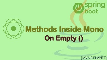 OnEmpty Method in Mono || Reactor || webflux || Spring Boot || #java @javaeplanet5250