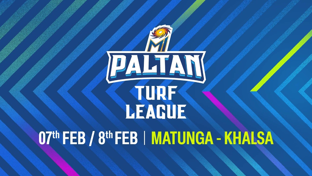 Turf 1 | MI Paltan Turf league 2026 ( Season 2 ) | Khalsa Turf Matunga | Evening Session