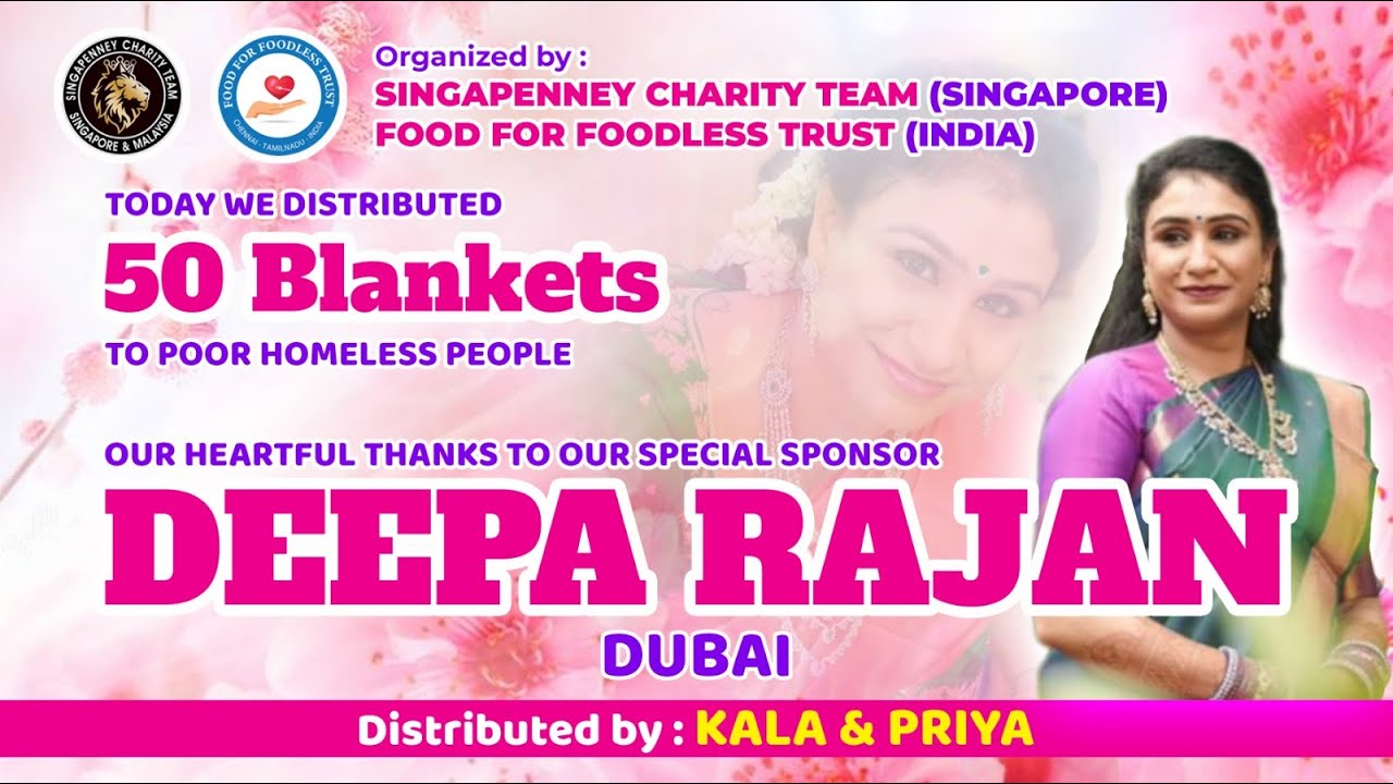 50 Blankets donated by Deepa Rajan Dubai | #homeless #poor #people | # ...