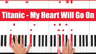 My Heart Will Go On Piano - How to Play Titanic My Heart Will Go On Piano Tutorial! (Part 1)