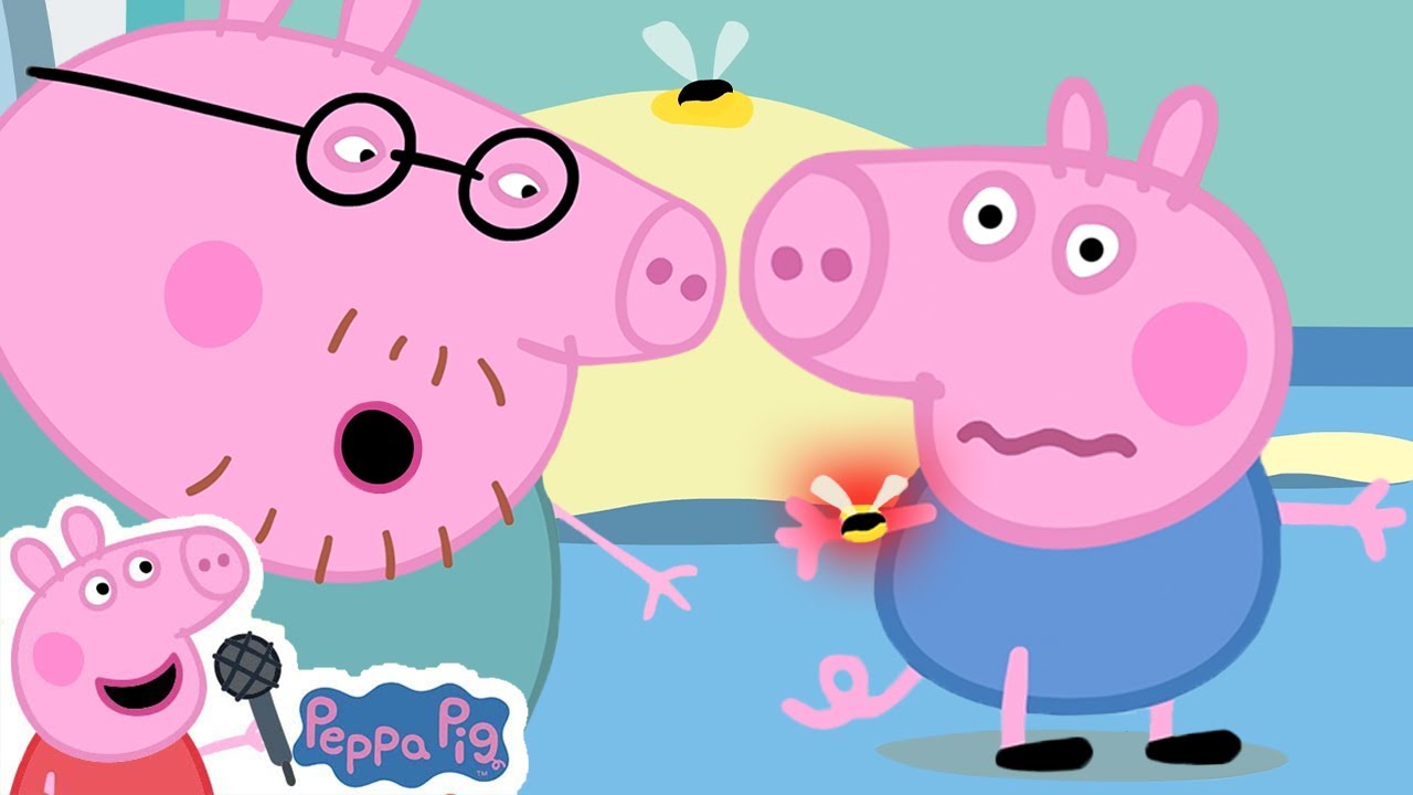 Boo Boo Song with Peppa Pig  Family Kids Cartoon 