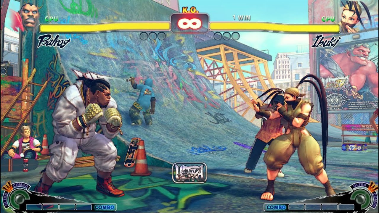 BALROG VS IBUKİ | Ultra Street Fighter IV | [HARDEST AL]