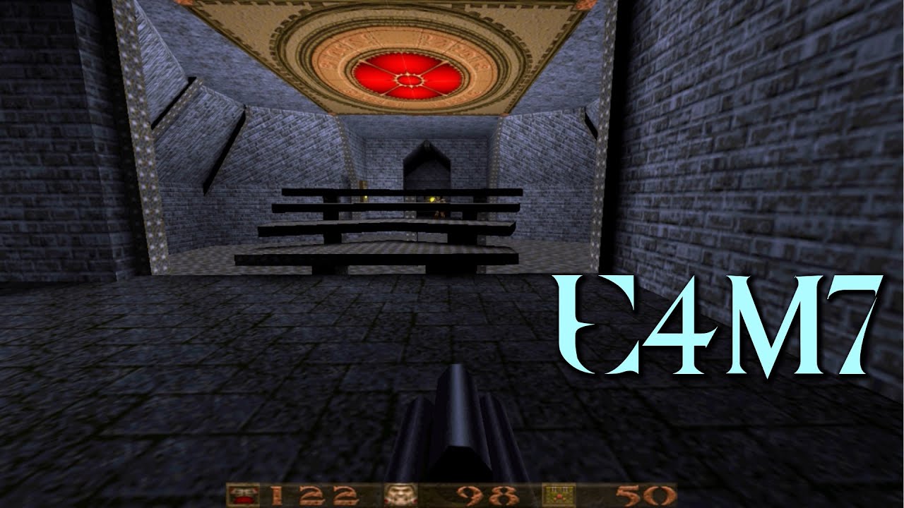 QUAKE Gameplay Walkthrough Nightmare E4M7 YouTube