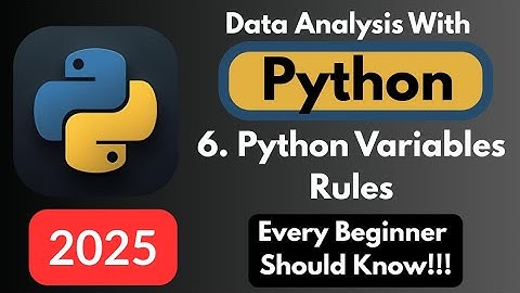 Python Variables: Rules Every Beginner MUST Know