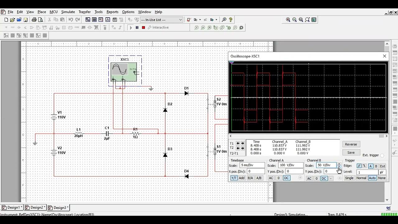 Series Resonant Inverter Multisim Simulation YouTube