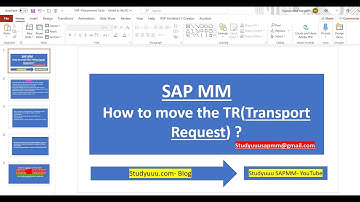 Transport Request(TR)--All Modules with Solman explanation for raising ticket to move configuration.
