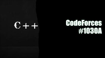 CodeForces # 1030A - C++ [WITH SUBMISSION LINK]