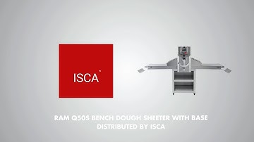 Ram Q50S Bench Dough Sheeter with base Distributed by ISCA