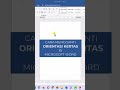 Cara Mengganti Orientasi Kertas di Word dari Portrait ke Landscape #shorts