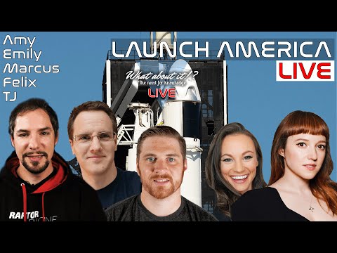 SpaceX Crew Dragon Demo Mission 2 LIVE with Amy, Emily, TJ and Felix
