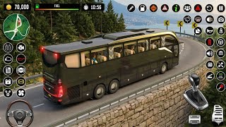 Offroad Bus Simulator 3D Game - Extreme Coach Bus Simulator Game 2026 - Andriod Gameplay screenshot 3