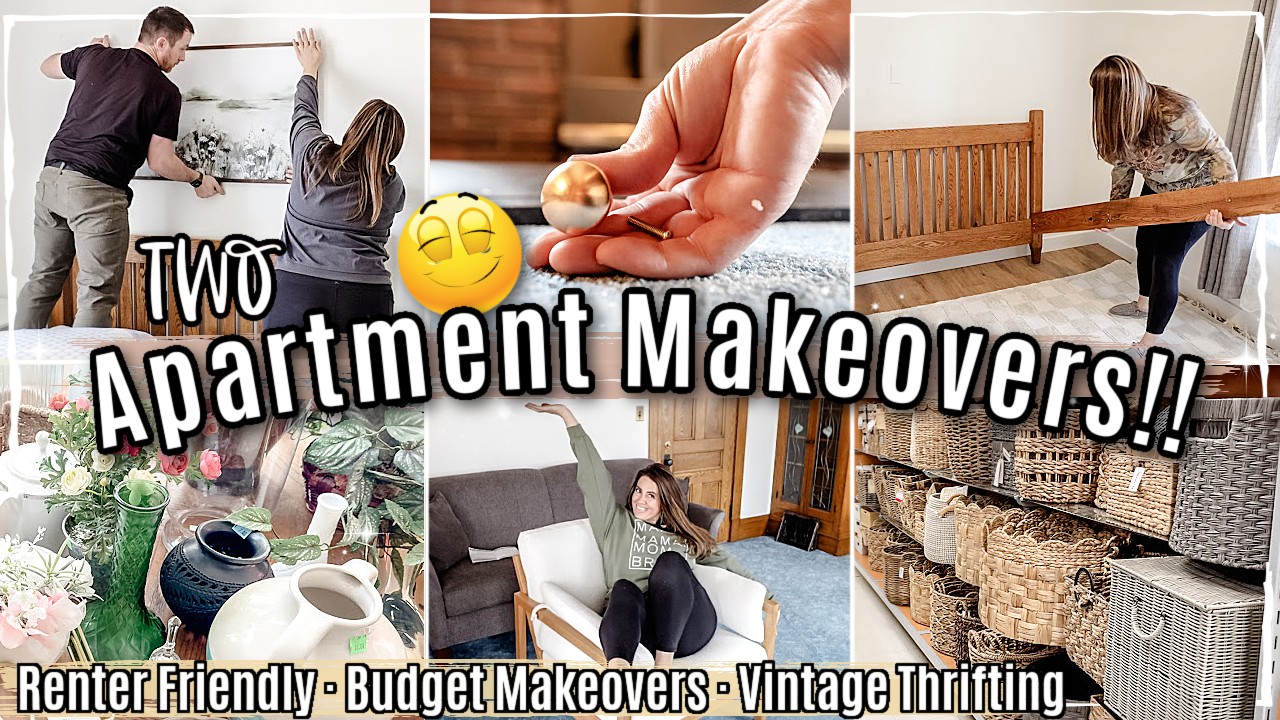 Photo inspiration: Visual Reference: Vintage Apartment Makeover 2024 Budget Home Renovation Thrift