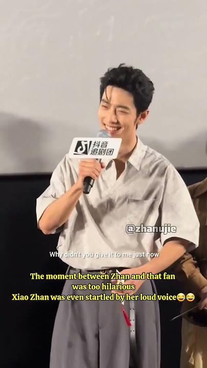 Part- 07- 2025.05.19 Xiao Zhan was not ready for that energy.  😂🖐️#xiaozhan #legendofzanghai fanmeet