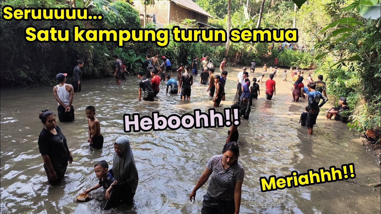 acara ngubek balong setelah pemilihan RW baru