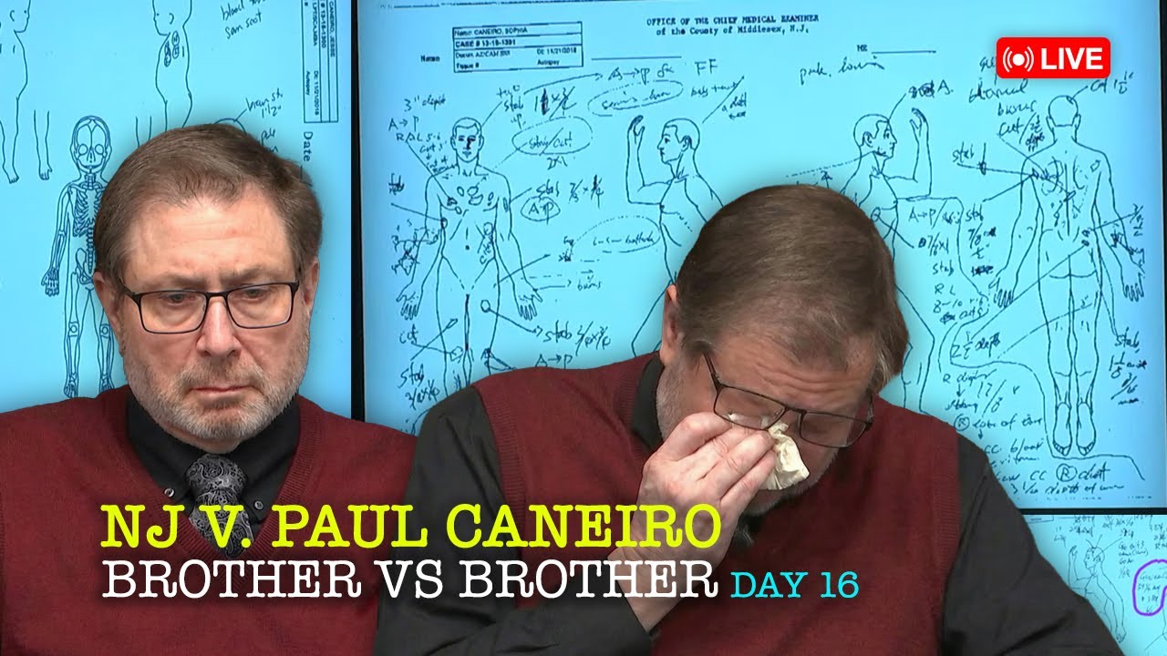 🔥 LIVE COURT: NJ v Paul Caneiro - Brother vs Brother Murder Trial - Day 16