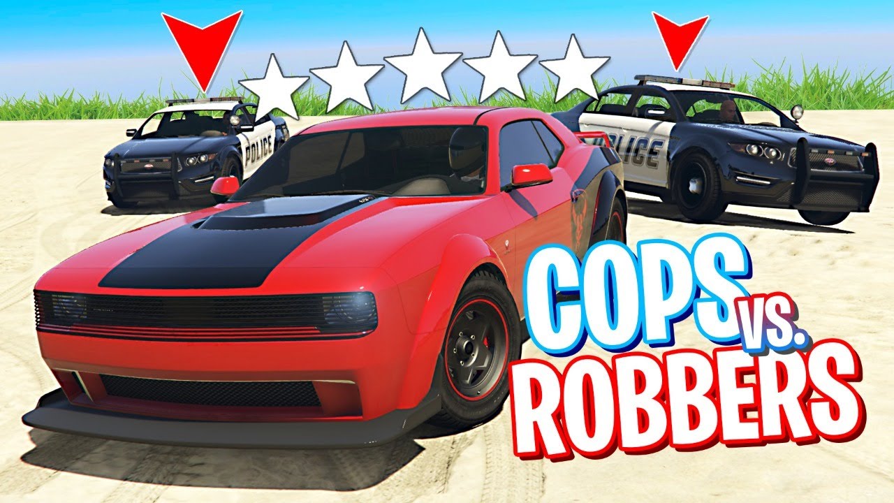 COPS AND ROBBERS!! (GTA 5 Online)